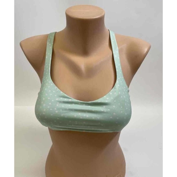 Lululemon Free To Be Bra Petit Dot Fresh Teal Size 6 - Picture 6 of 9